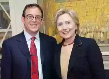 Ông David Lichtenstein và Bà Hillary Clinton Hình chụp tại nhà riêng của ông