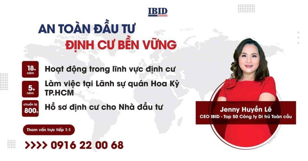 Soi Profile CEO IBID Jenny Huyền Lê – Nữ Tướng Ngành Định Cư