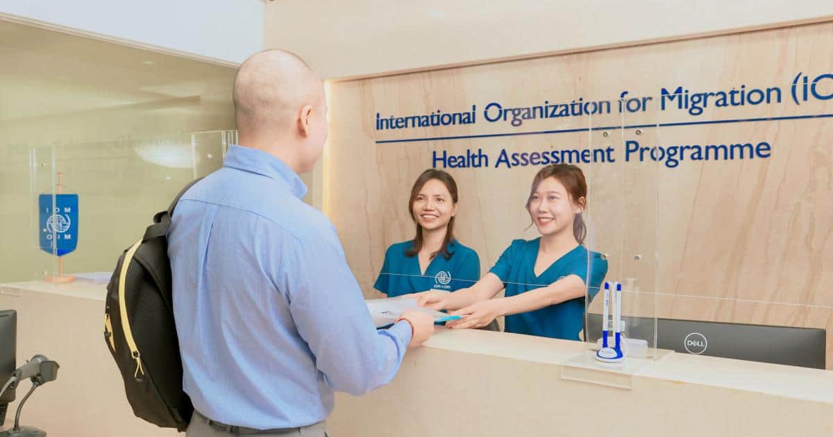 iom khám sức khỏe định cư mỹ