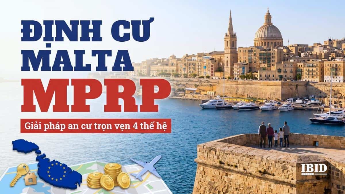 Định cư Malta MPRP: Giải pháp an cư trọn vẹn 4 thế hệ